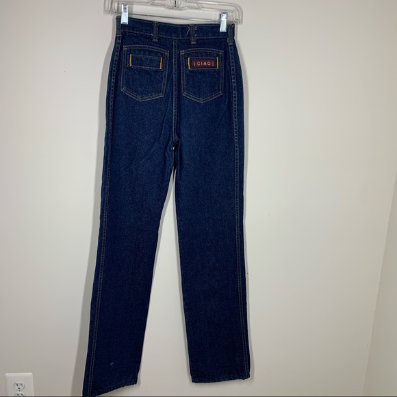 Vintage CIAO Dark Wash Straight Leg Jeans Sz 7/8 - Picture 5 of 8